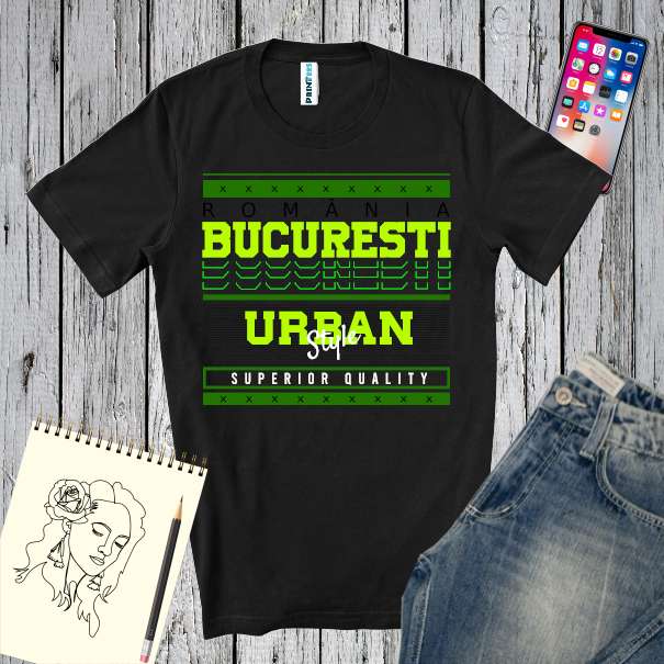 Tricou bărbați - București Urban Style