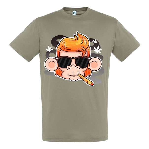 Tricou bărbat - Smoking Monkey