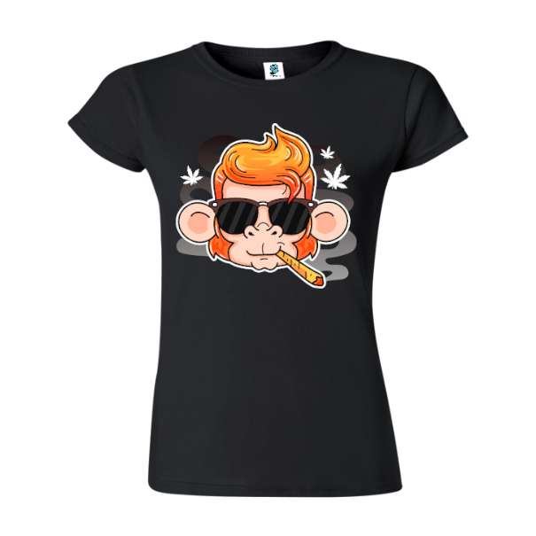 Tricou damă - Smoking Monkey