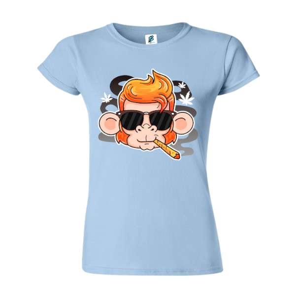 Tricou damă - Smoking Monkey