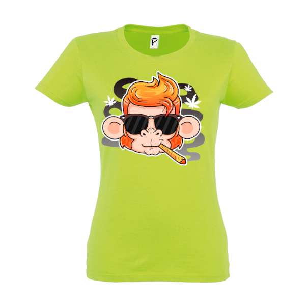Tricou damă - Smoking Monkey