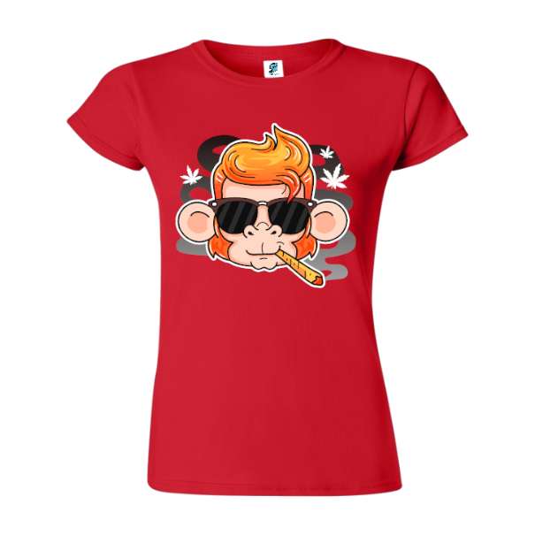 Tricou damă - Smoking Monkey