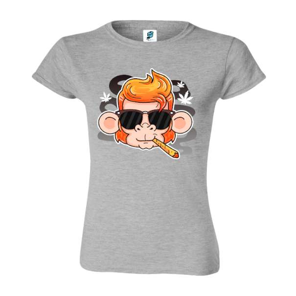 Tricou damă - Smoking Monkey