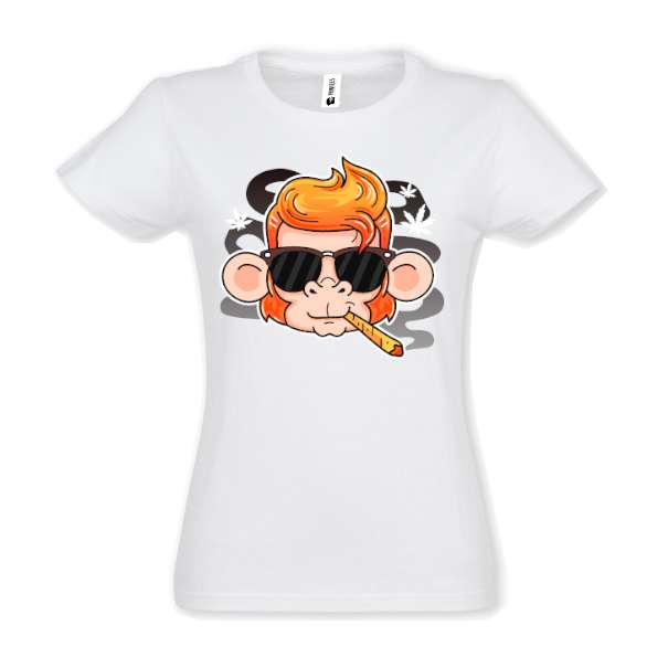 Tricou damă - Smoking Monkey