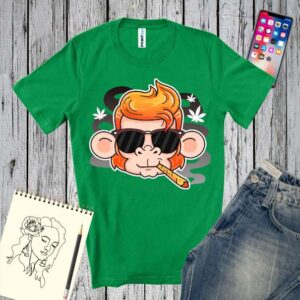 Tricou bărbat - Smoking Monkey