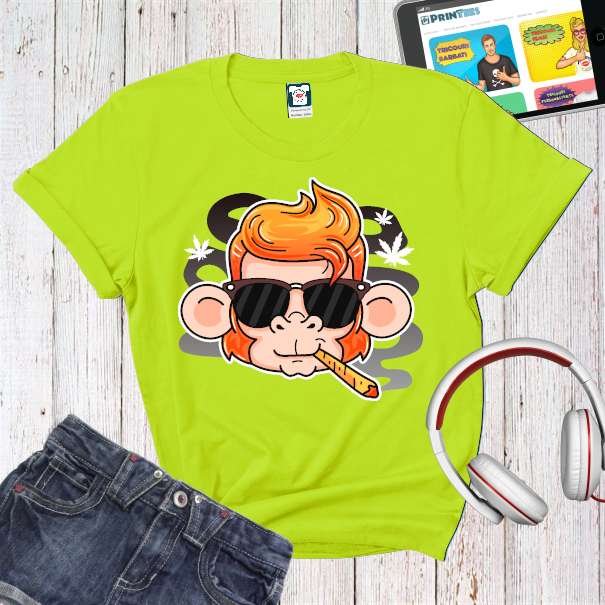 Tricou damă - Smoking Monkey