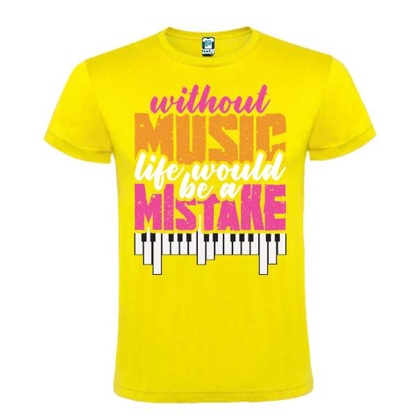 Tricou bărbat - Without Music