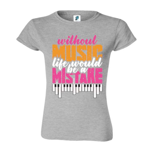 Tricou damă - Without Music