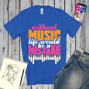 Tricou bărbat - Without Music
