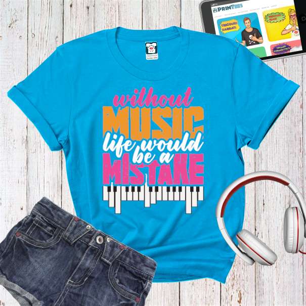 Tricou damă - Without Music