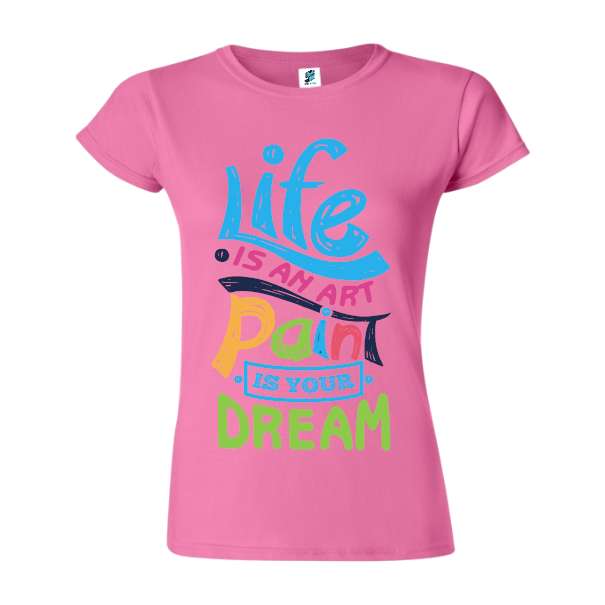 Tricou damă - Art paint life