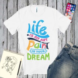 Tricou bărbat - Art paint life