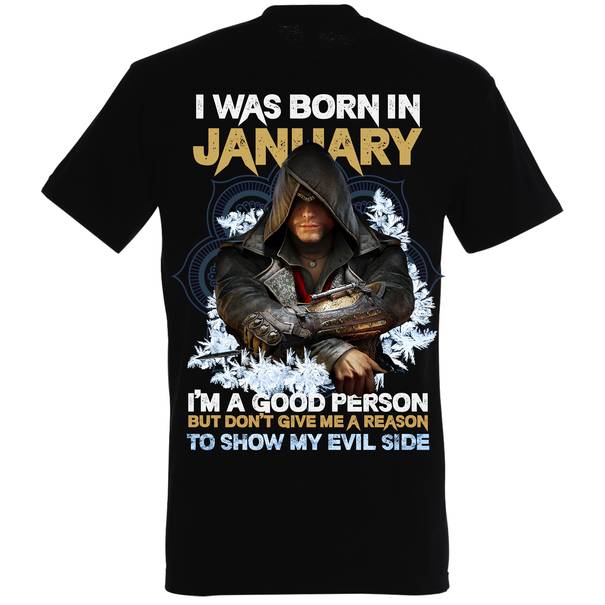 Tricou bărbat - Born in January