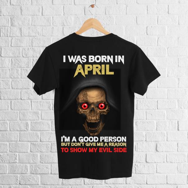 Tricou bărbat - Born in April