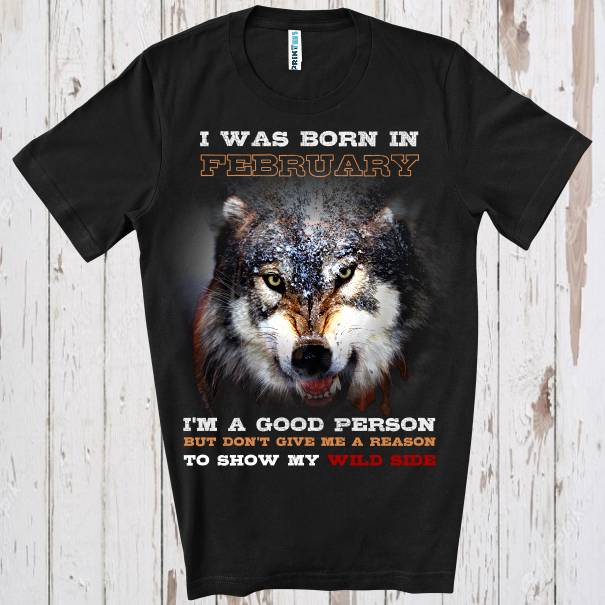 Tricou bărbat - Born wild in February