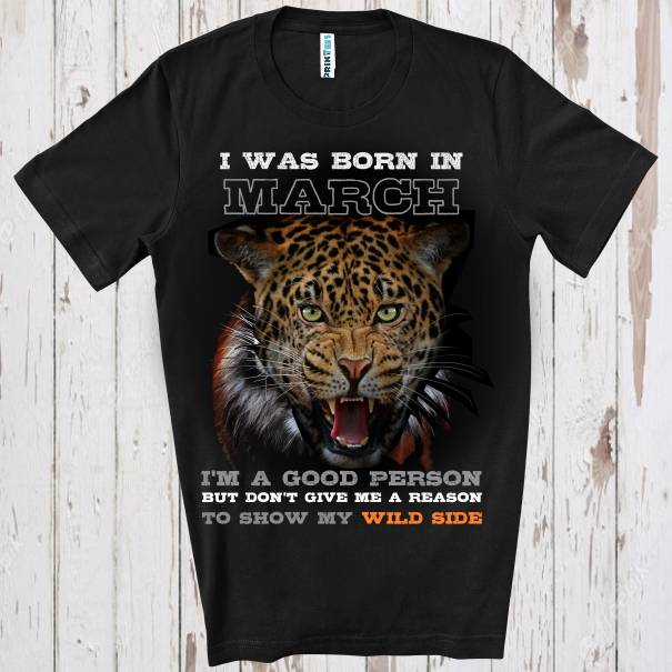 Tricou bărbat - Born wild in March