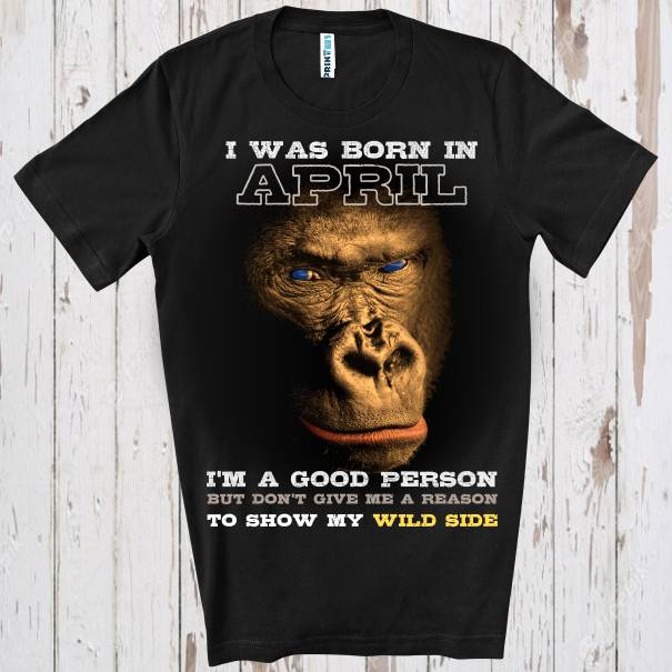 Tricou bărbat - Born wild in April