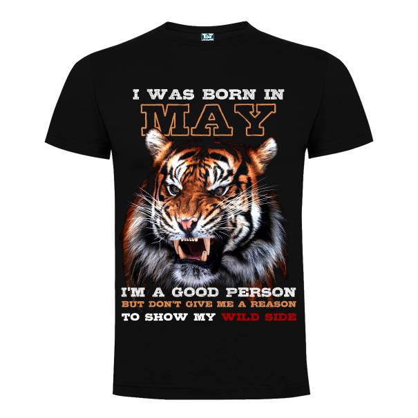 Tricou bărbat - Born wild in May