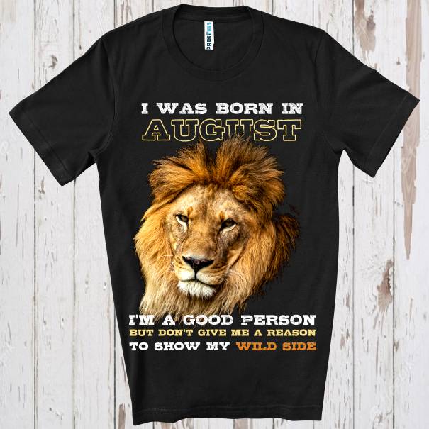 Tricou bărbat - Born wild in August