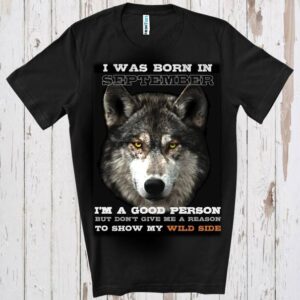 Tricou bărbat - Born wild in September