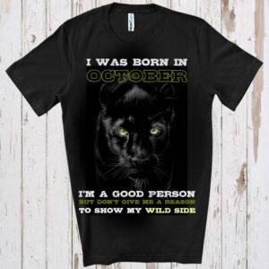 Tricou bărbat - Born wild in October