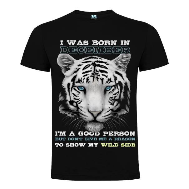 Tricou bărbat - Born Wild in December