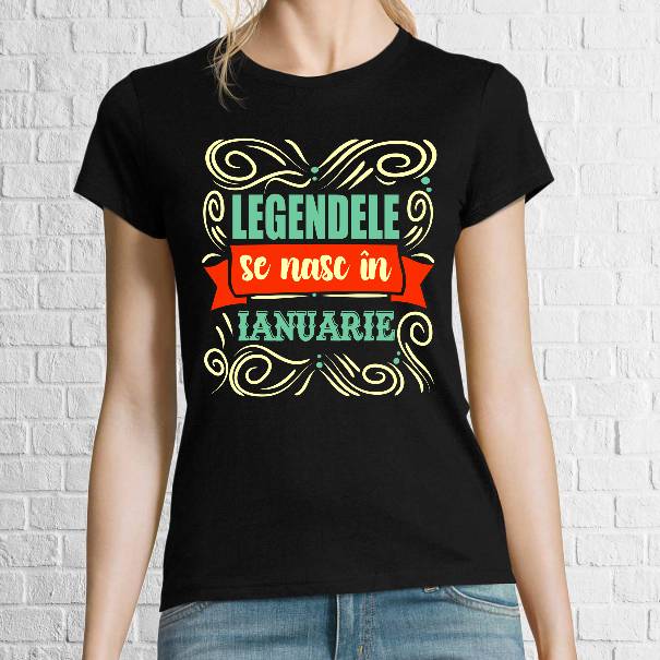 Tricou damă - Legende din ianuarie