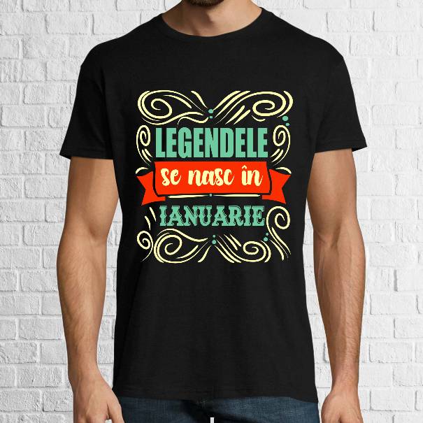 Tricou bărbat - Legende din ianuarie