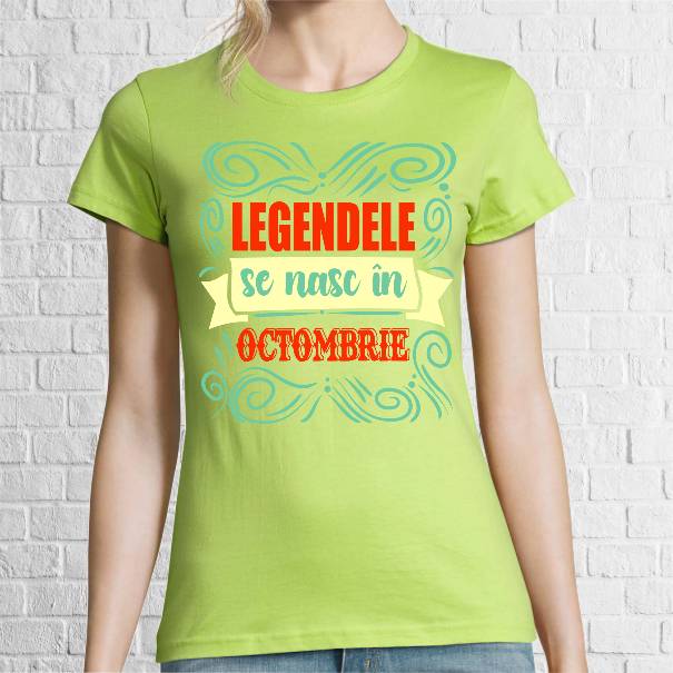 Tricou damă - Legendele din octombrie