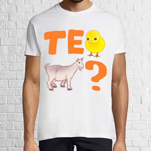 Tricou din bumbac pentru bărbați - Te pui - cu o grafică cu subînțeles pentru băieții cu tupeu Tricou bărbați - Te pui