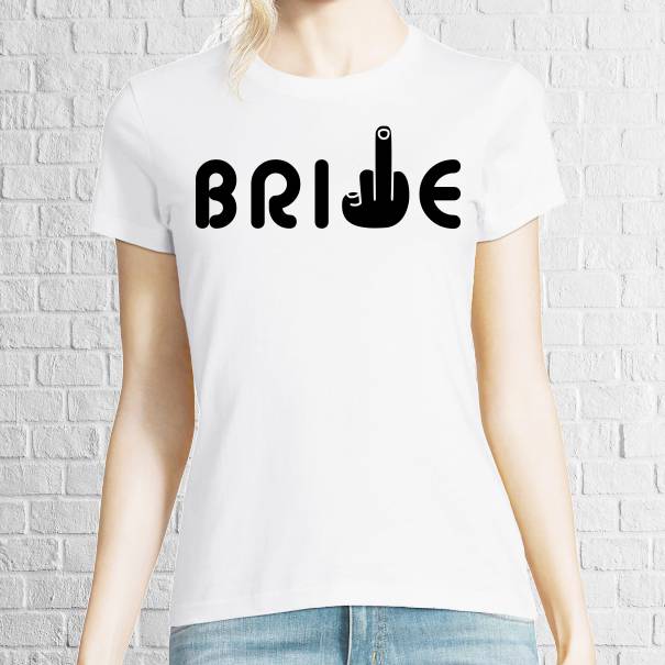 Tricou damă - Middle Finger Bride
