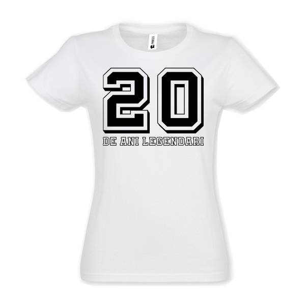 Tricou damă - 20 de ani legendari