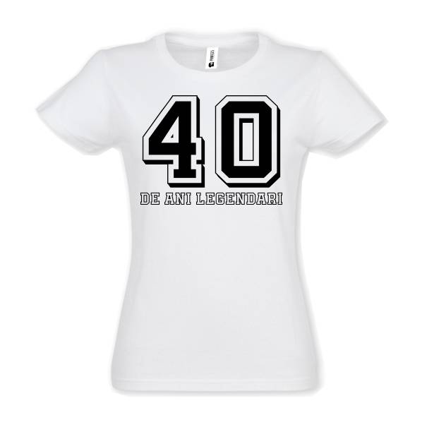 Tricou damă - 40 de ani legendari