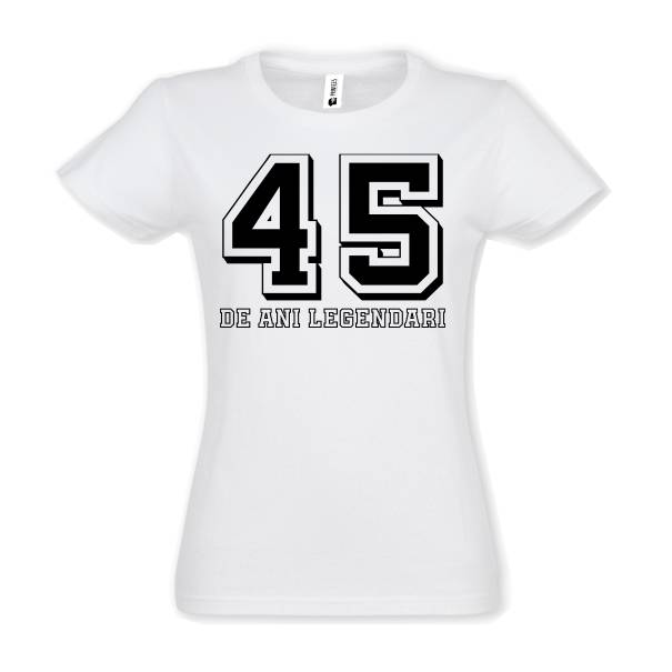 Tricou damă - 45 de ani legendari