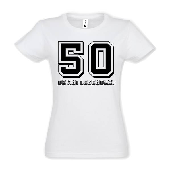 Tricou damă - 50 de ani legendari