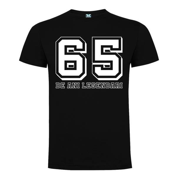 Tricou bărbat - 65 de ani legendari, ca să te remarci la propria aniversare Tricou bărbat - 65 de ani legendari