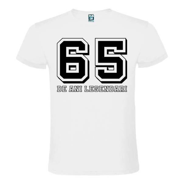 Tricou bărbat - 65 de ani legendari, ca să te remarci la propria aniversare Tricou bărbat - 65 de ani legendari