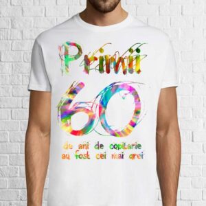 Tricou bărbat - Primii 60 de ani