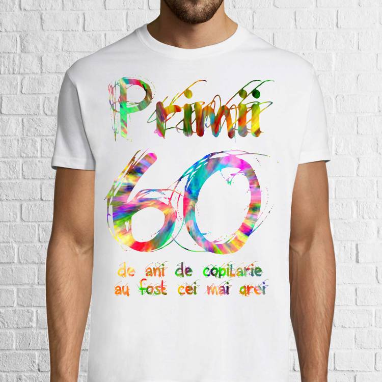 Tricou bărbat - Primii 60 de ani