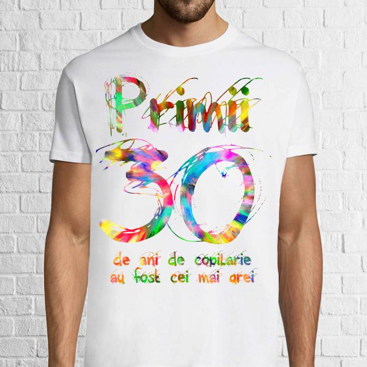 Tricou bărbat - Primii 30 de ani