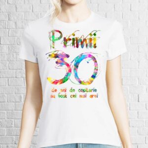 Tricou damă - Primii 30 de ani