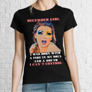 Tricou negru damă - December Girl