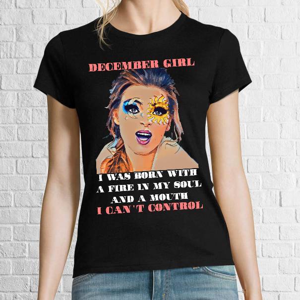 Tricou negru damă - December Girl