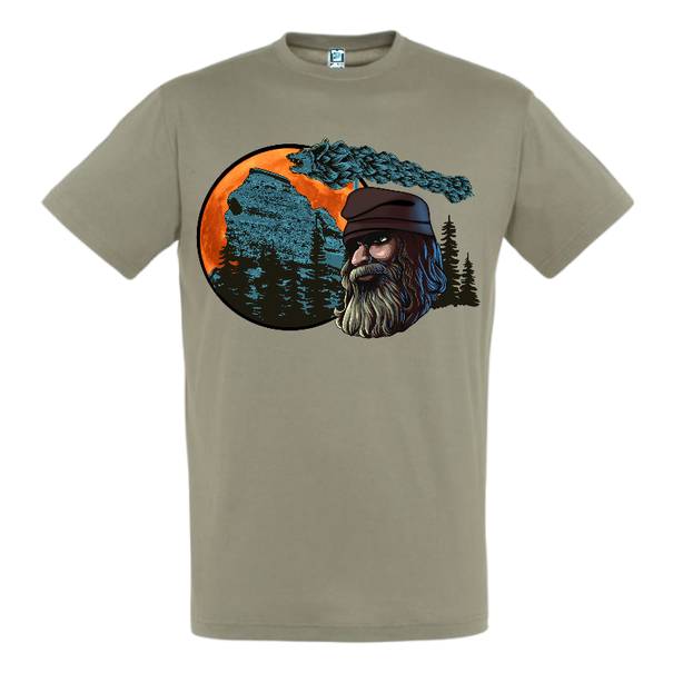Tricou bărbat - Portret de Dac la Sfinx - PUBLICAT