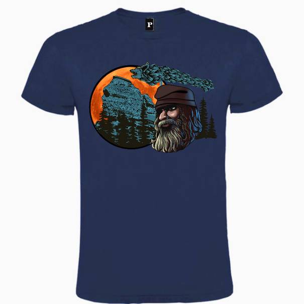 Tricou bărbat - Portret de Dac la Sfinx - PUBLICAT
