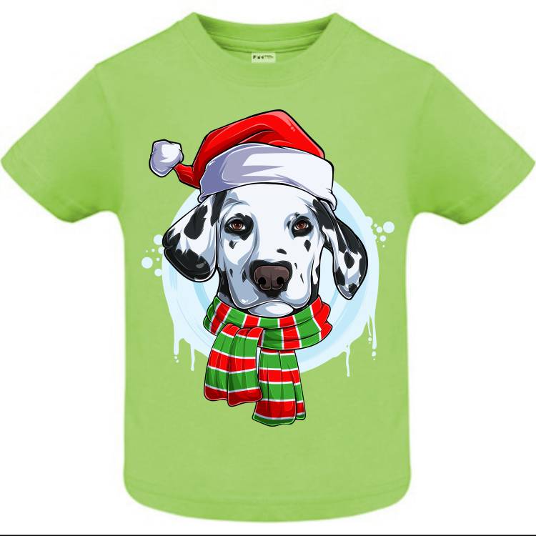 Tricou copii - Dalmațian de Crăciun