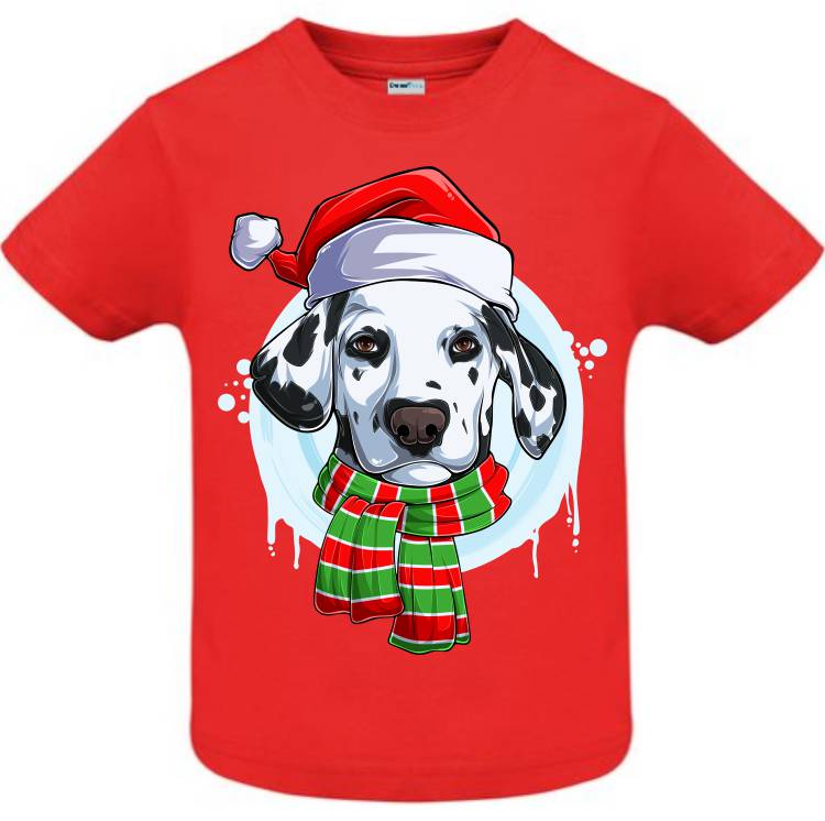 Tricou copii - Dalmațian de Crăciun