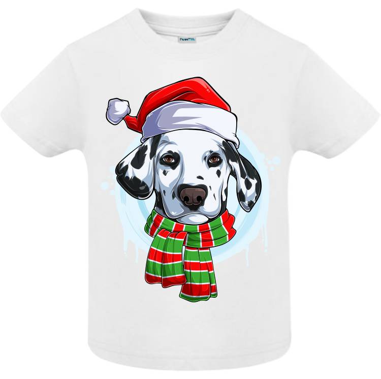 Tricou copii - Dalmațian de Crăciun