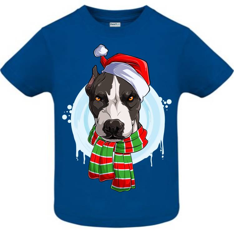 Tricou copii - Pit Bull de Crăciun