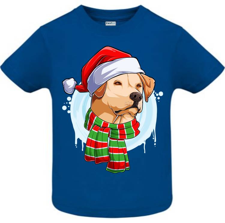 Tricou copii - Labrador de Crăciun